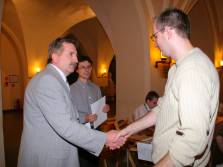 The winner - GM Lukasz Cyborowski
