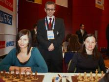 Jola i Asia z trenerem Matlakiem