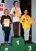Juniorki do lat 12: złoto Jola Zawadzka, srebro Dominika Hermanowicz, brąz Dorota Czarnota